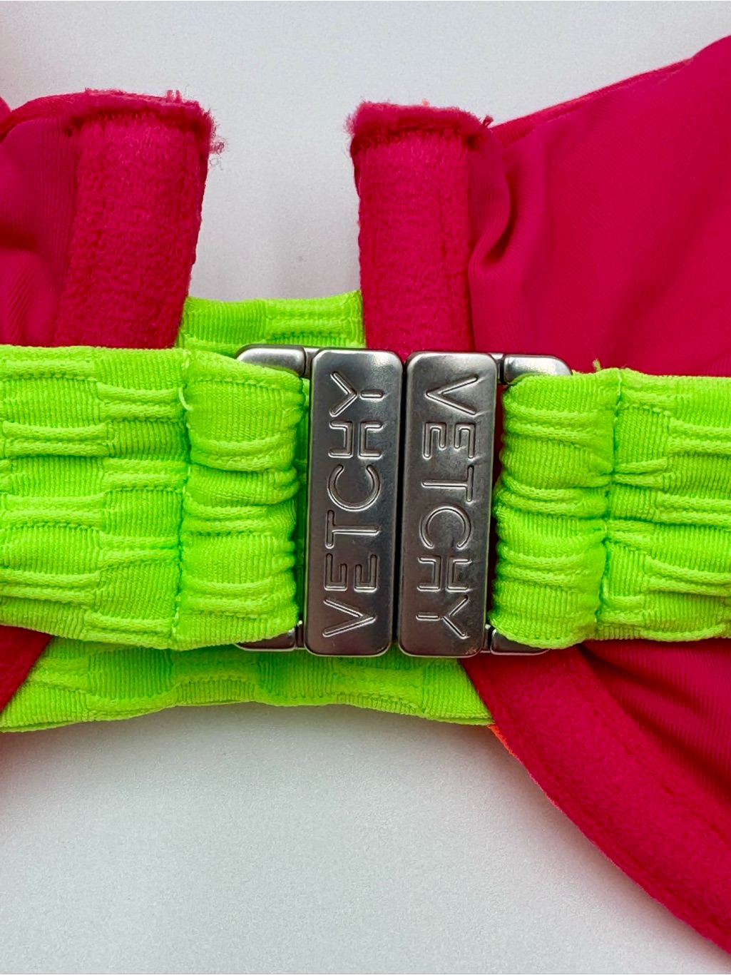 Vetchy Neon Colorblock Underwire Bikini - Orange, Fuchsia & Lime Nwt Size Small — image 5 of 8